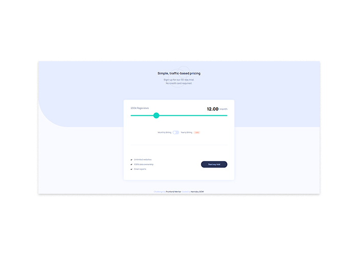 projet pricing component